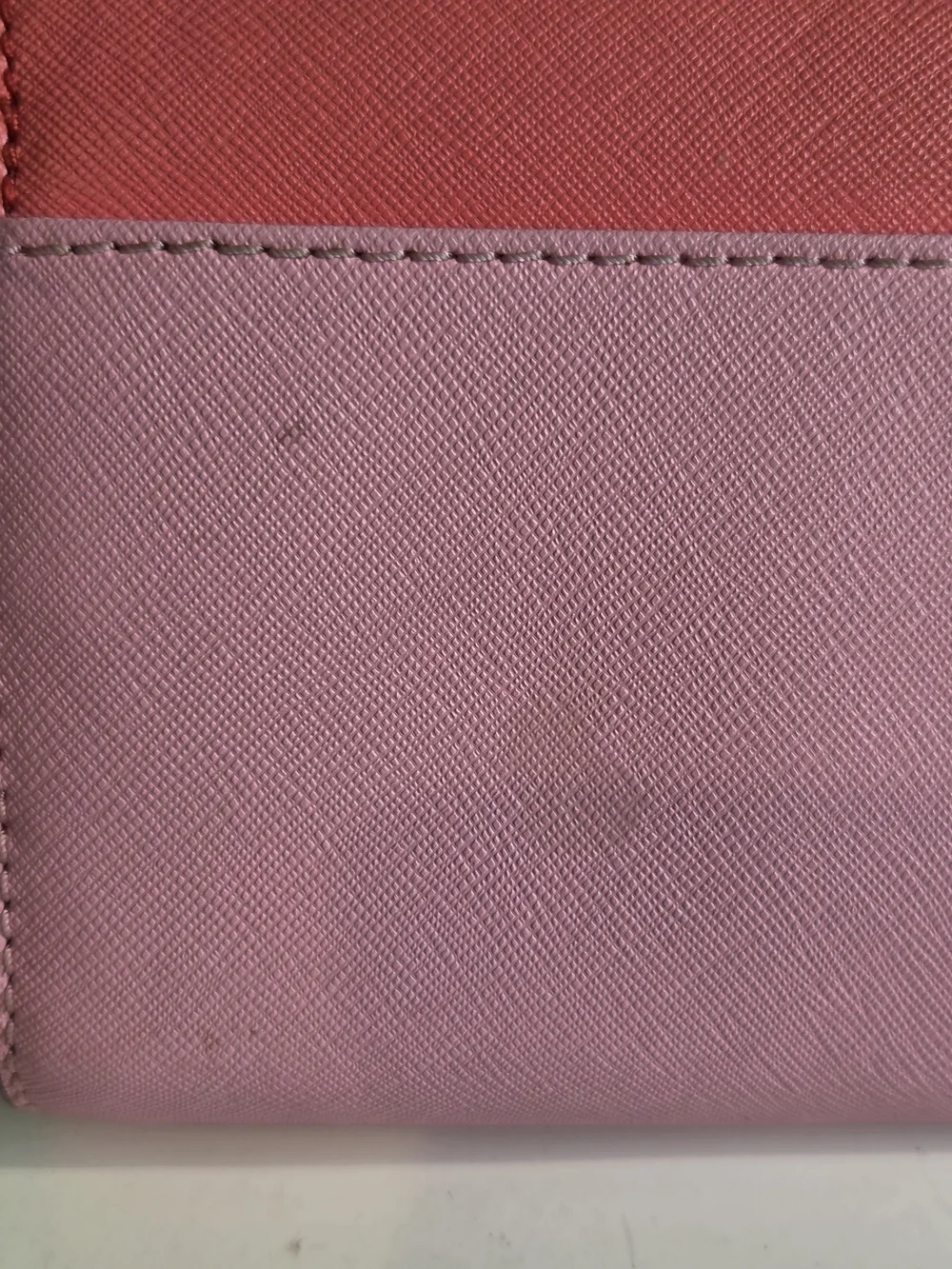 Kate Spade Pink Bi-Color Clutch